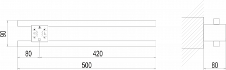 Полка Электро П2 ПРОФ 500х90 NEW Кострома - фото 4